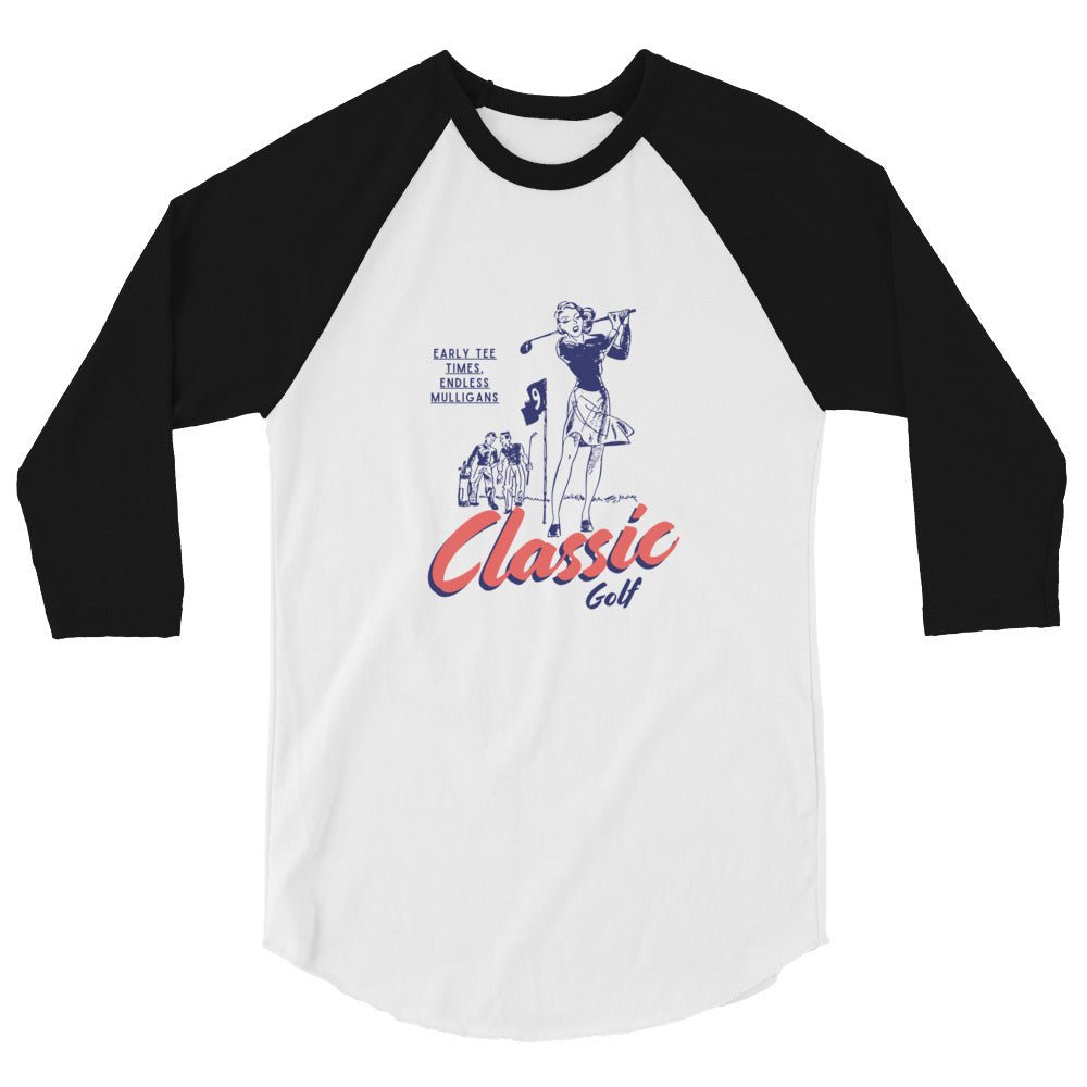 Classic Golf - 3/4 sleeve raglan shirt - Wednesday Golf Club