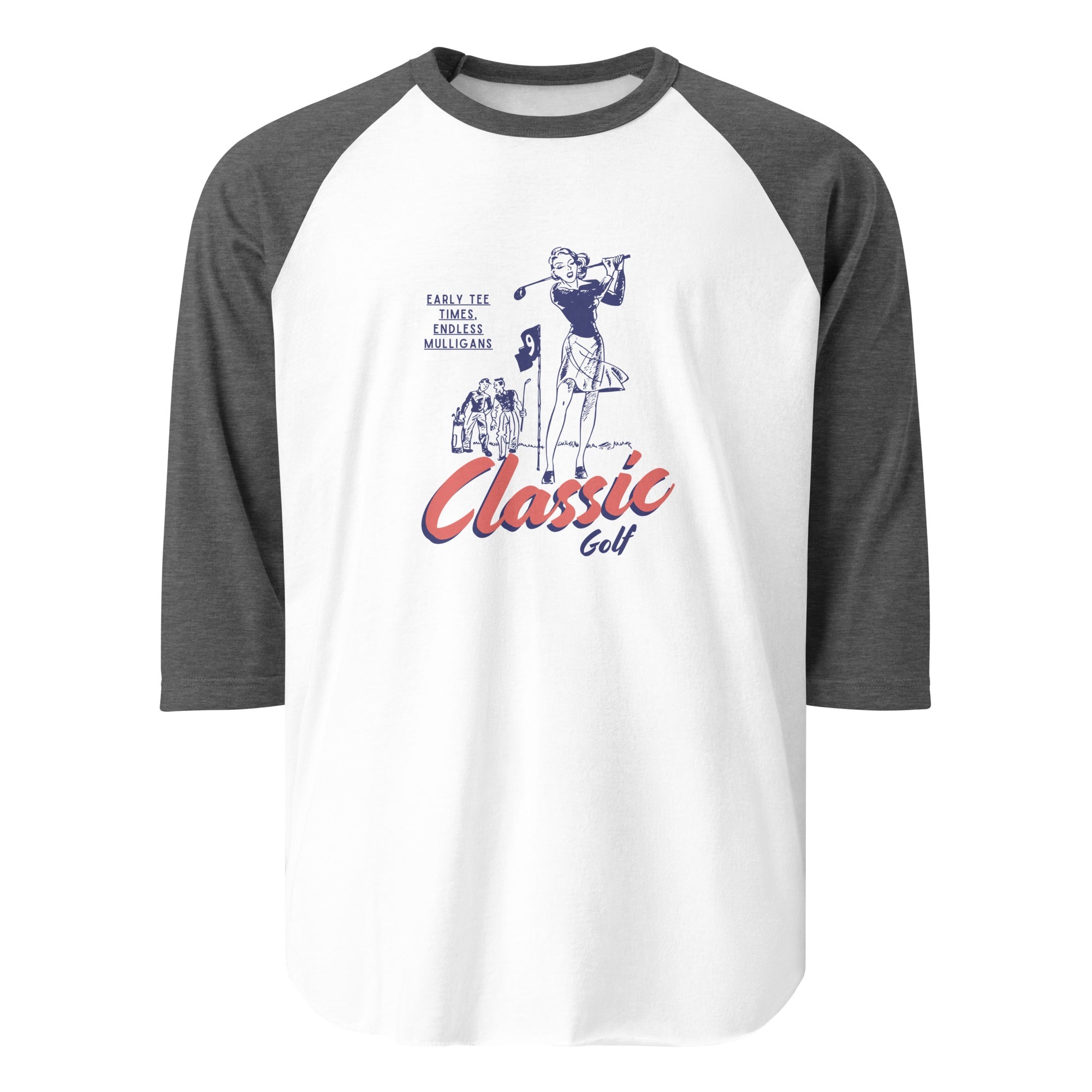 Classic Golf - 3/4 sleeve raglan shirt - Wednesday Golf Club