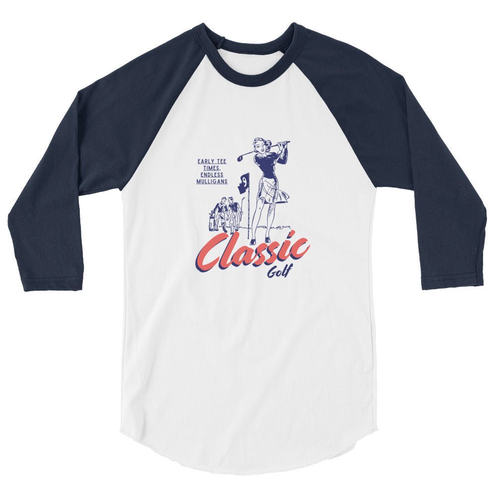 Classic Golf - 3/4 sleeve raglan shirt - Wednesday Golf Club