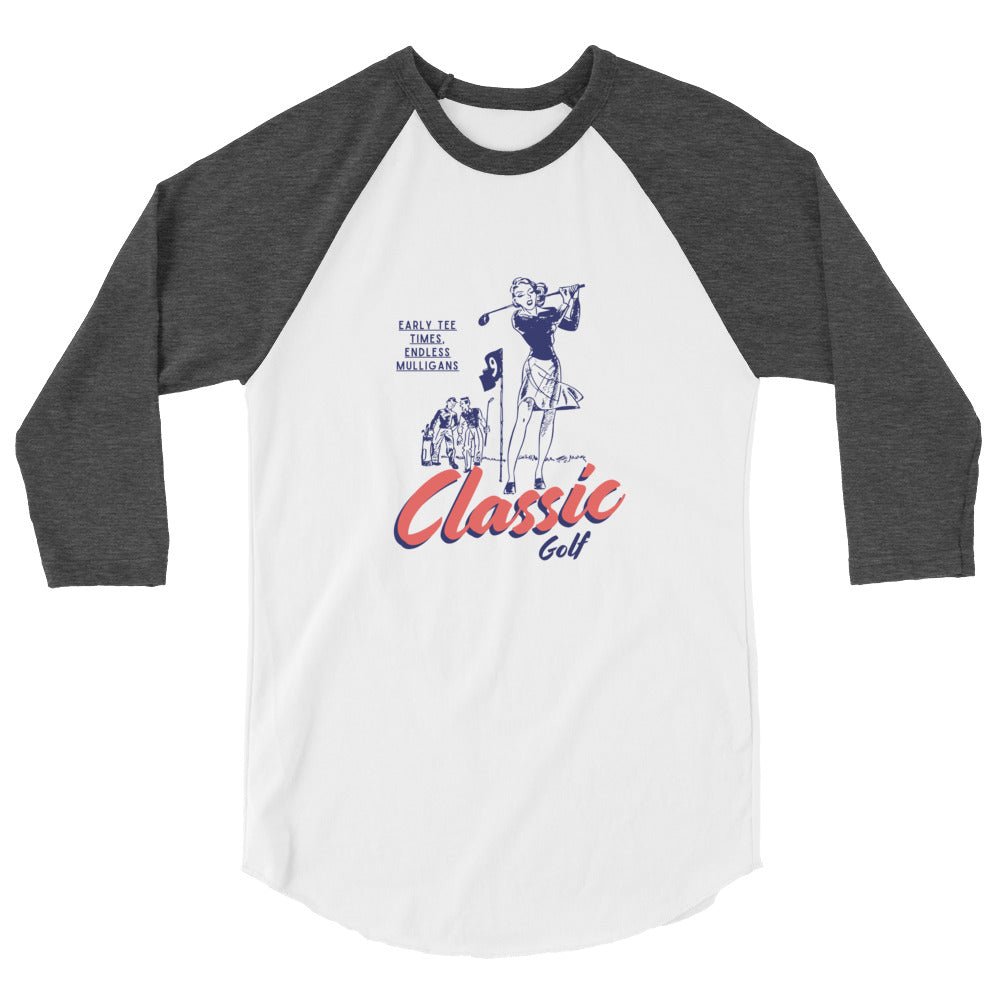 Classic Golf - 3/4 sleeve raglan shirt - Wednesday Golf Club