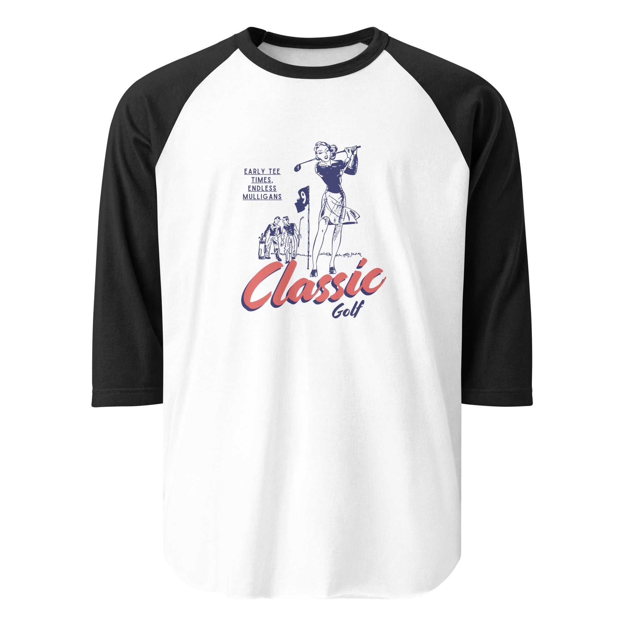 Classic Golf - 3/4 sleeve raglan shirt - Wednesday Golf Club