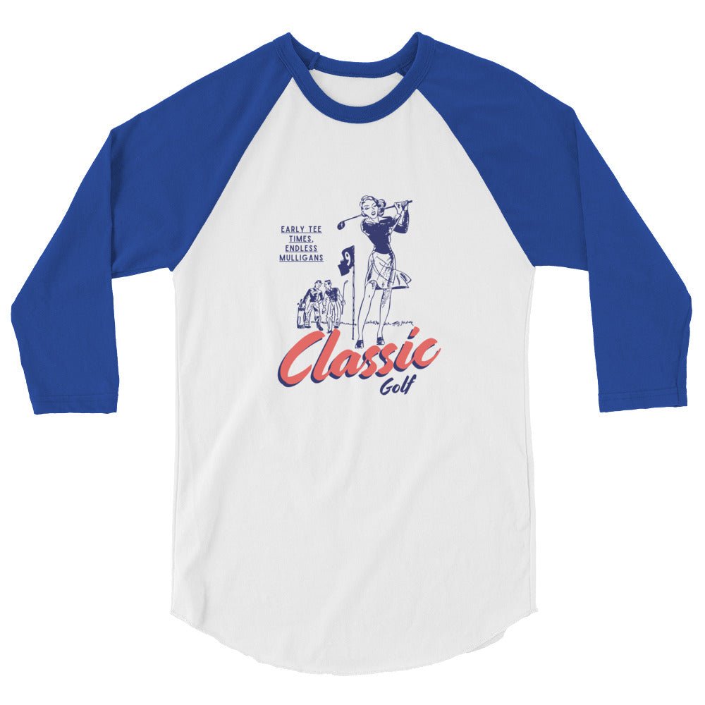 Classic Golf - 3/4 sleeve raglan shirt - Wednesday Golf Club