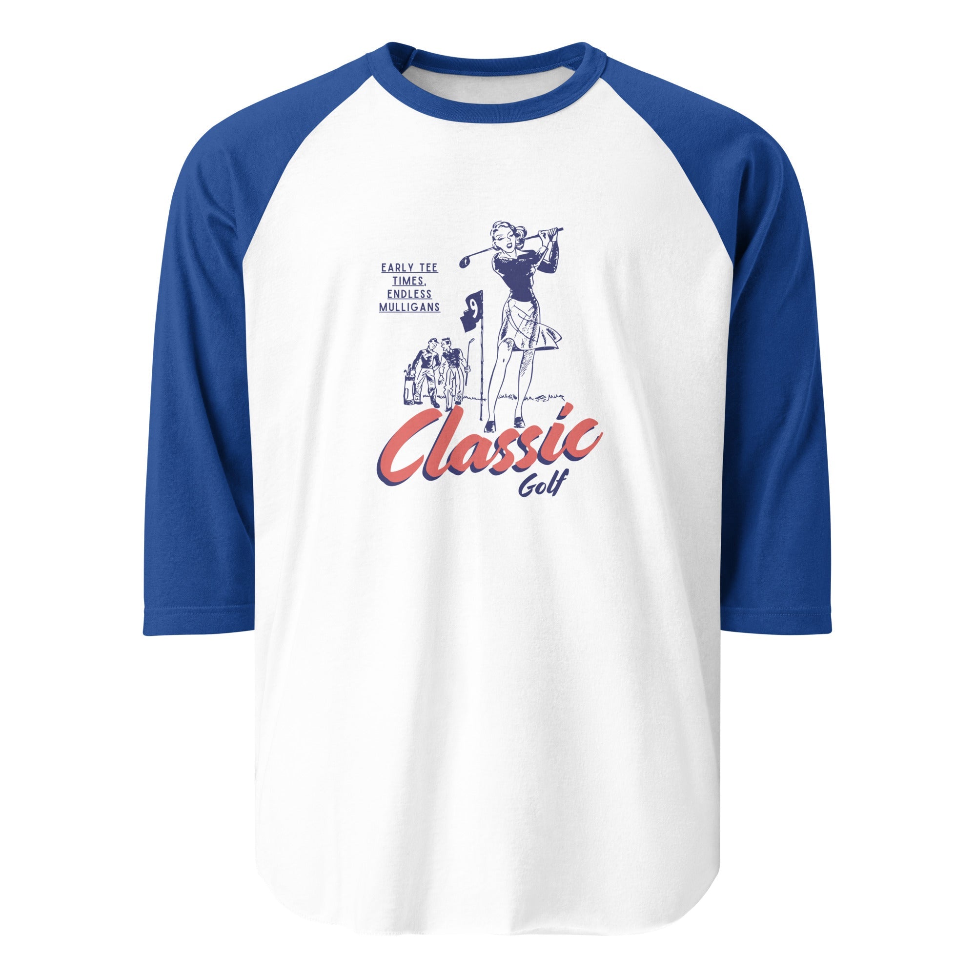 Classic Golf - 3/4 sleeve raglan shirt - Wednesday Golf Club