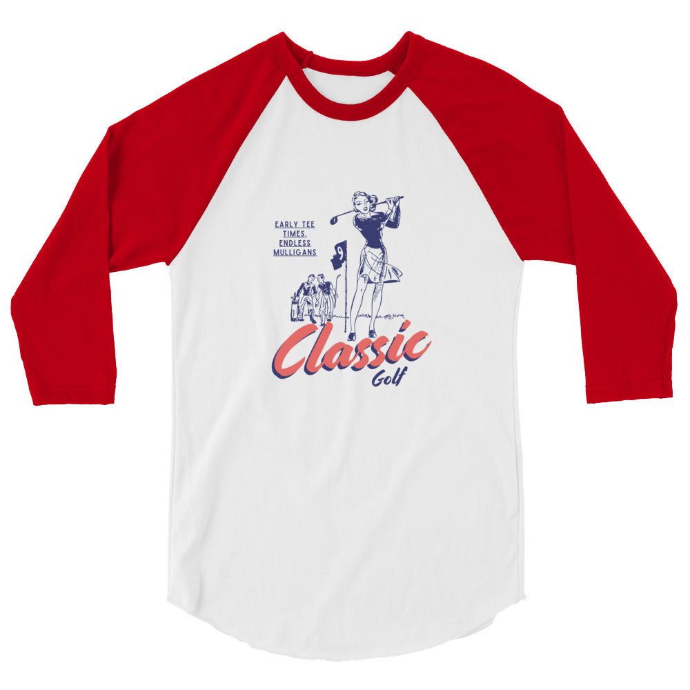 Classic Golf - 3/4 sleeve raglan shirt - Wednesday Golf Club