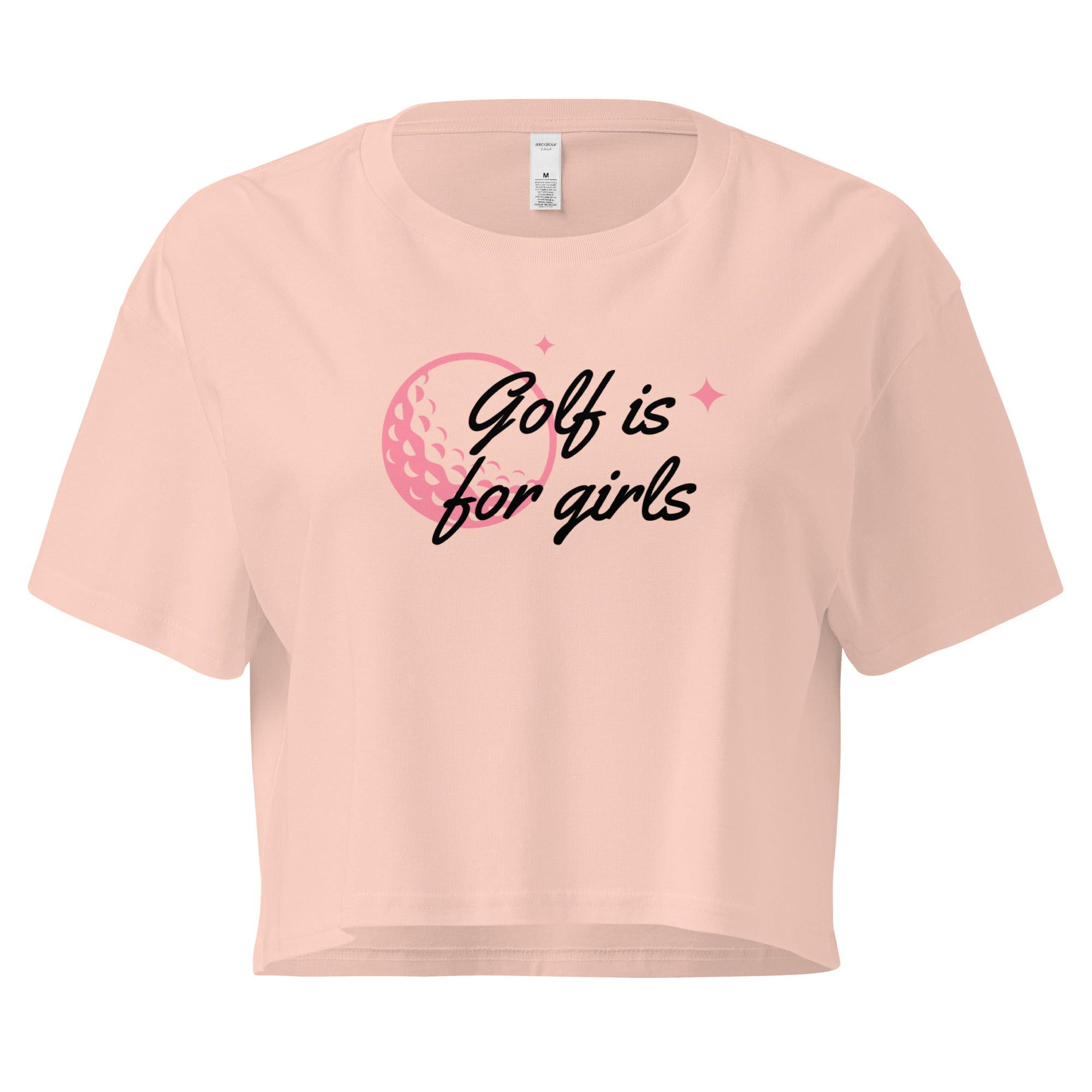Golf is for girls - Women’s crop top - Wednesday Golf Club