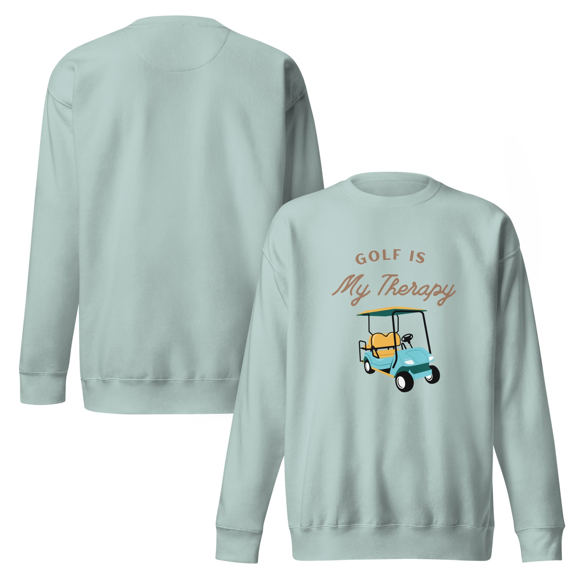 Golf is My Therapy - Unisex Premium Sweatshirt - Wednesday Golf Club