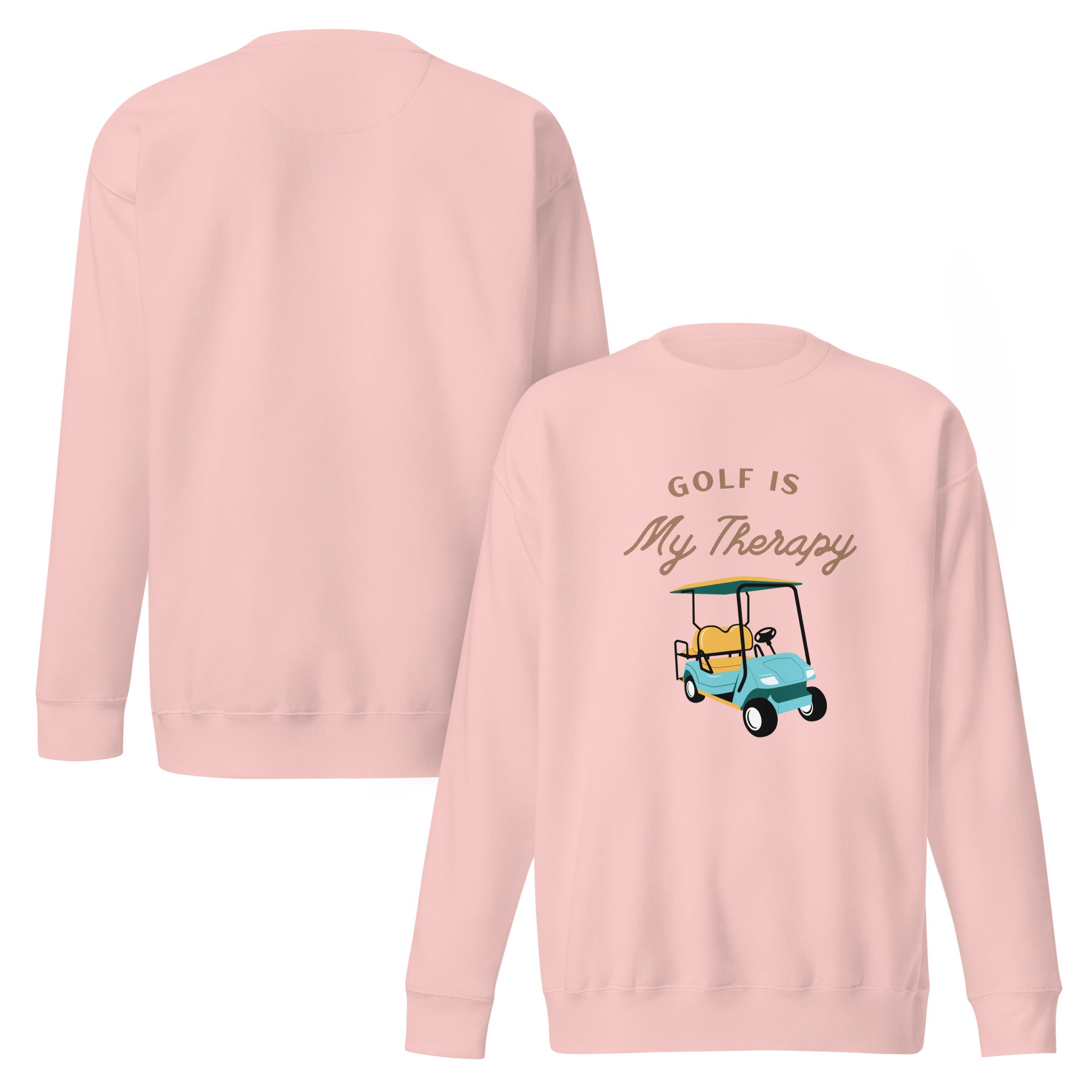 Golf is My Therapy - Unisex Premium Sweatshirt - Wednesday Golf Club