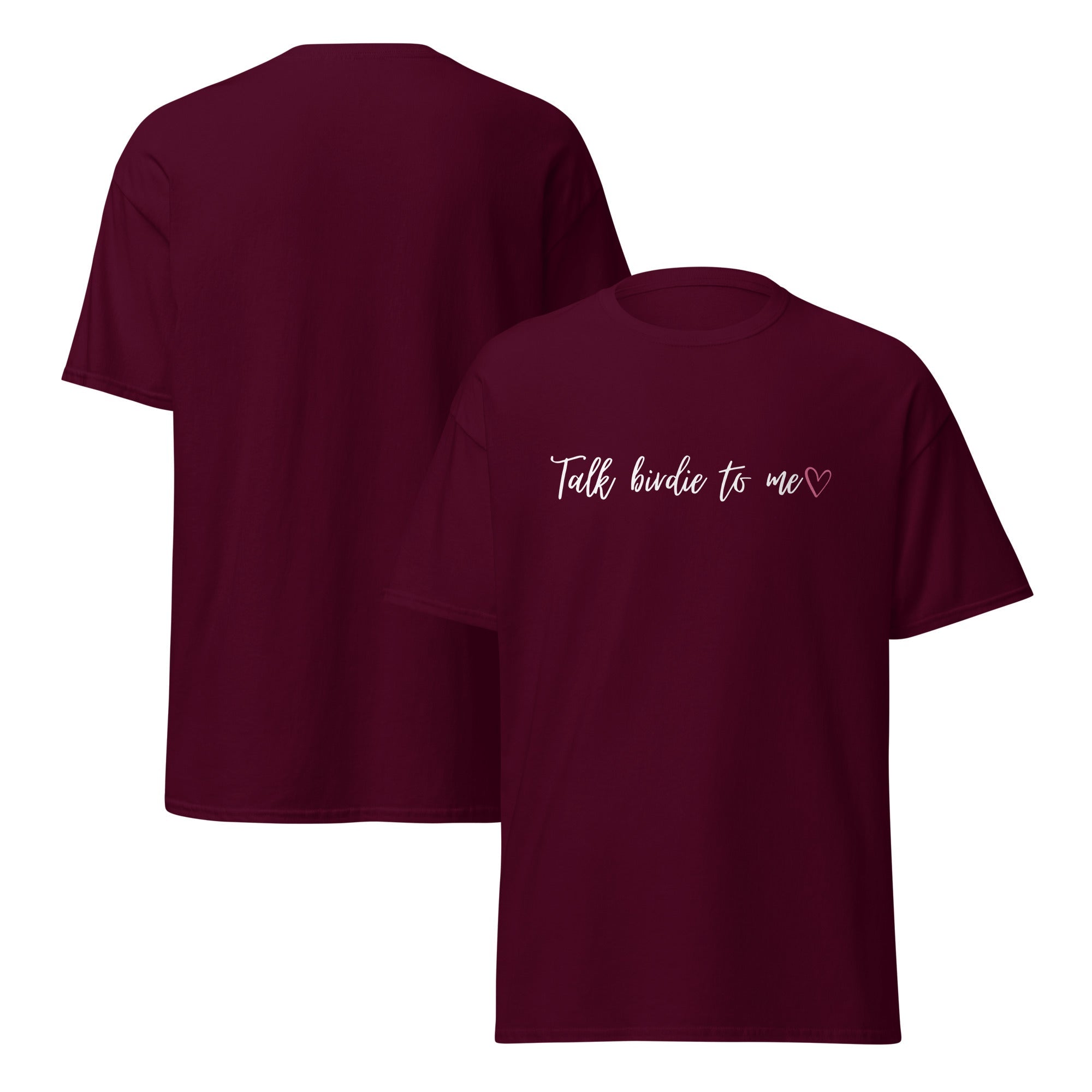 Talk Birdie to Me (White Logo) - Unisex classic tee - Wednesday Golf Club