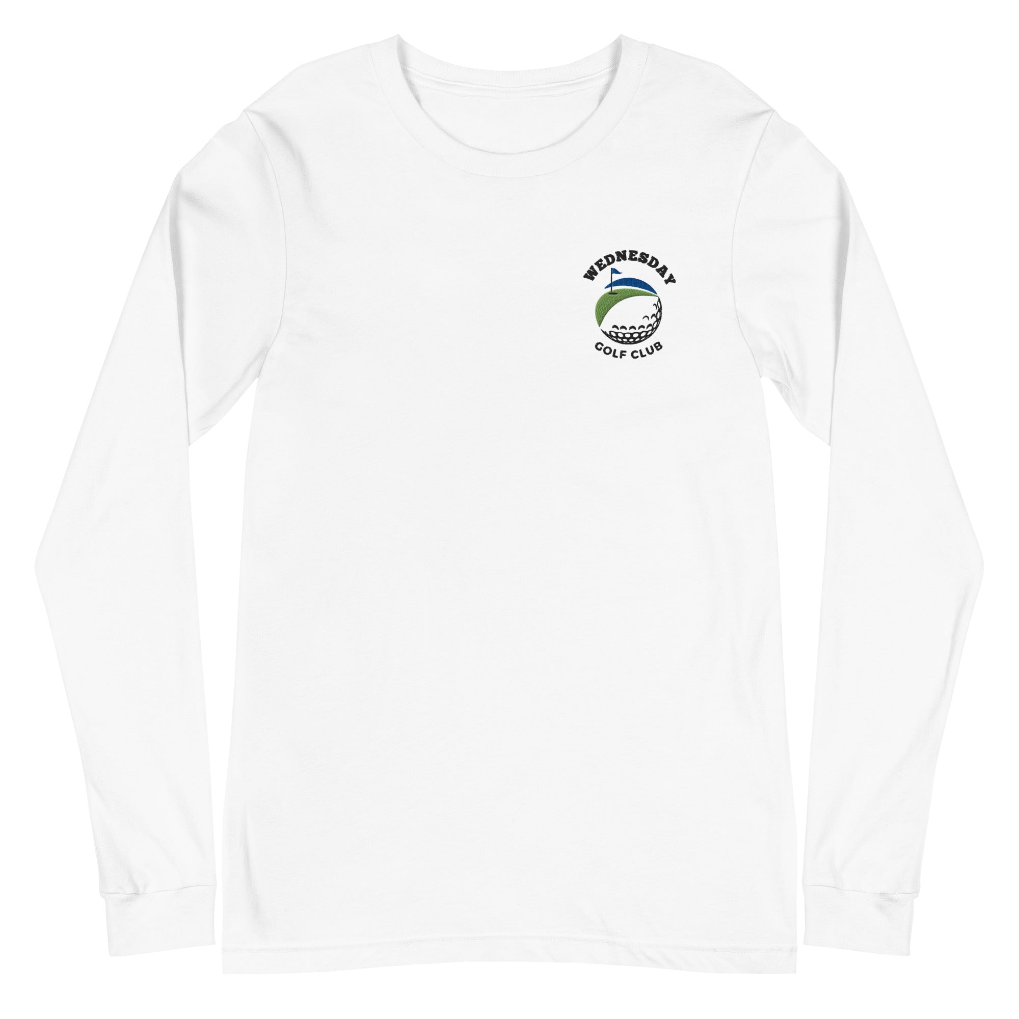 Wednesday Golf Club - Embroidered Unisex Long Sleeve Tee - Wednesday Golf Club