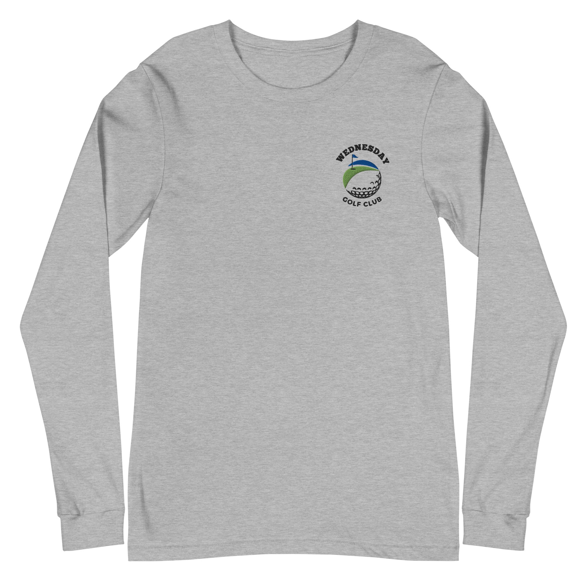 Wednesday Golf Club - Embroidered Unisex Long Sleeve Tee - Wednesday Golf Club
